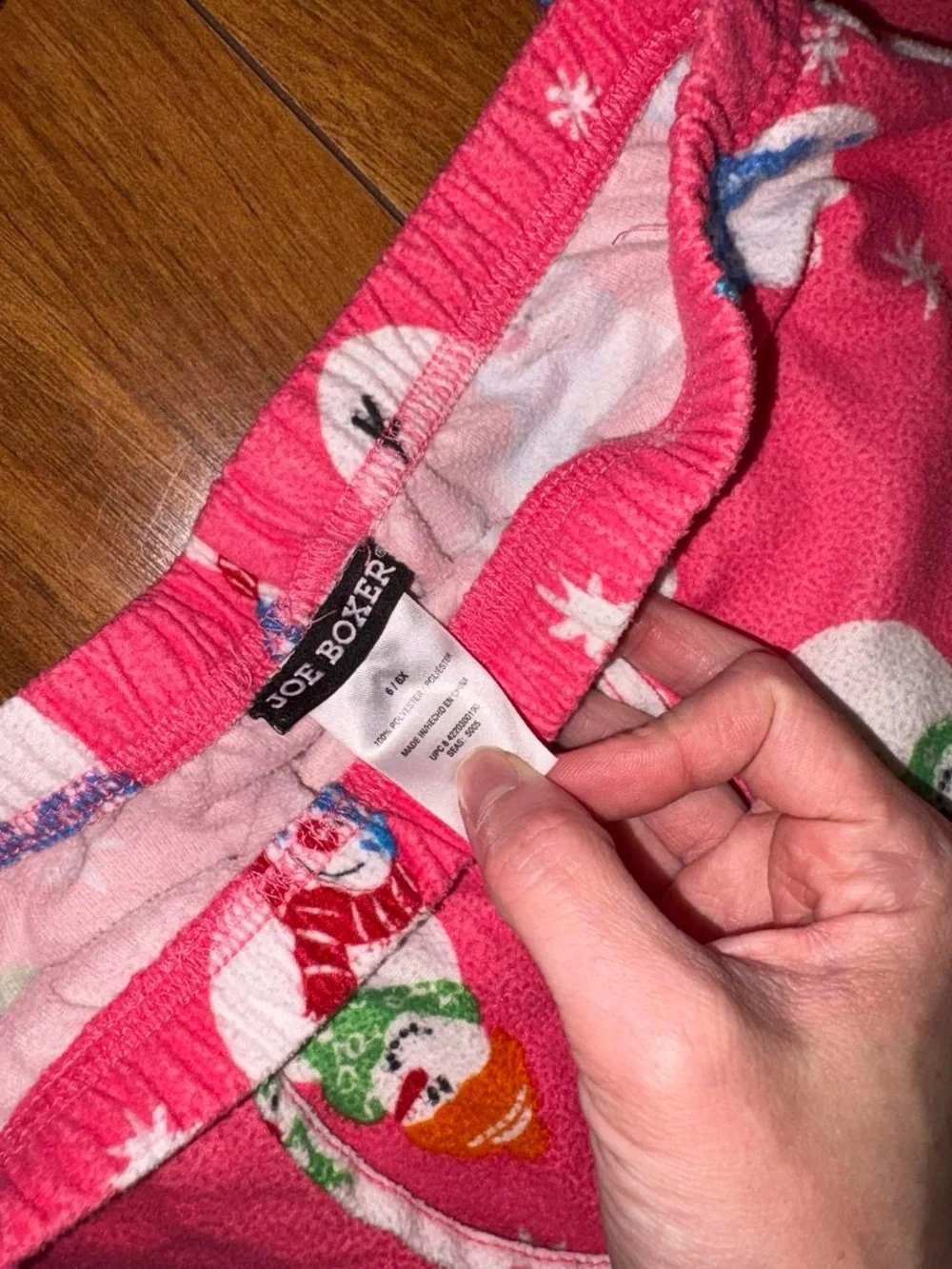 Joe Boxer cozy pink